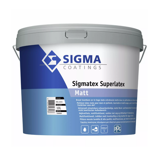 Sigma Sigmatex Superlatex Matt - mélangé par couleur - 10L