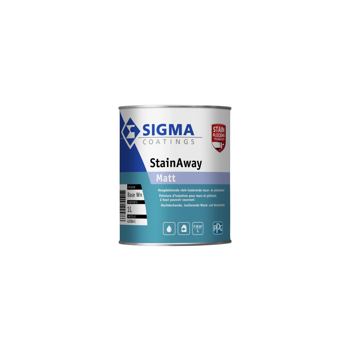 Sigma Stainaway insulating wall paint 1 L – professional quality