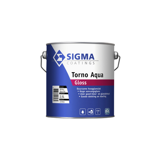 Pot de Sigma Torno Aqua Gloss 2,5 L