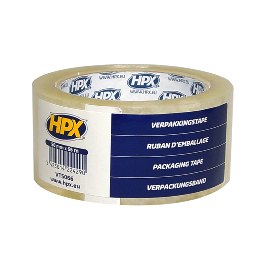 HPX Ruban d’emballage 5600 lot de 6 transparent - 50 mm × 66 m