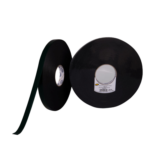 HPX Ruban de montage double face noir 2800 noir - 12 mm × 10 m