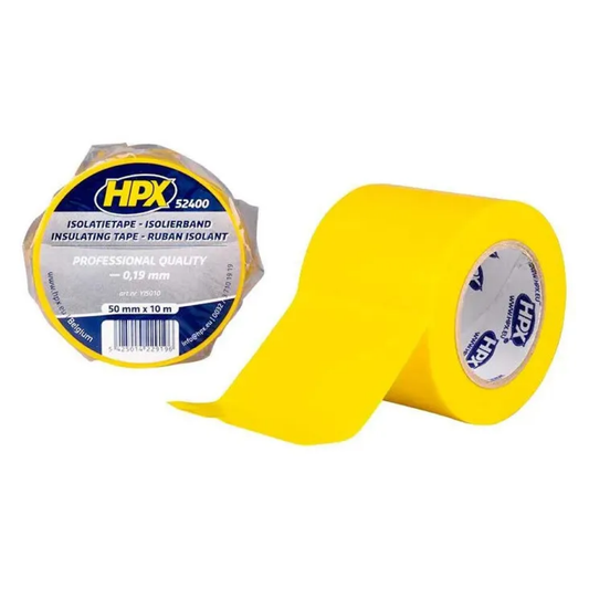 HPX Ruban isolant 52400 jaune - 50 mm × 10 m