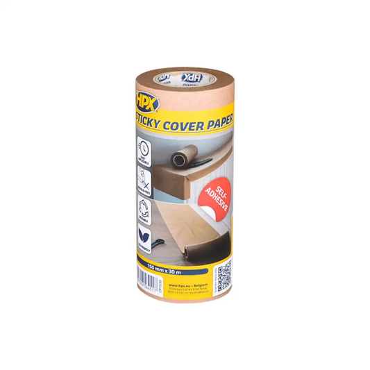 HPX Papier de protection adhésif 4700 brun - 148 mm × 30 m