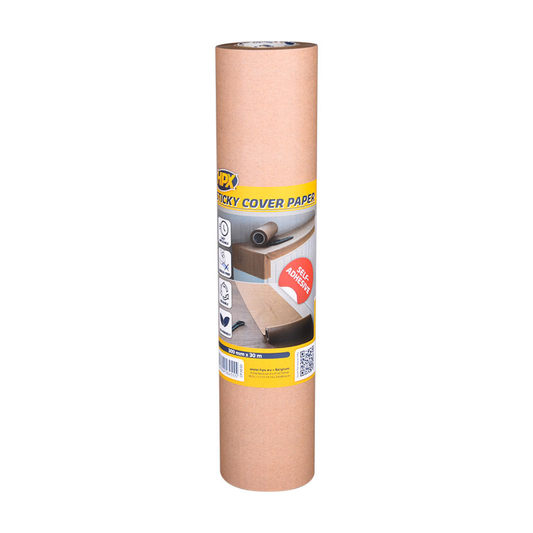 HPX Papier de protection adhésif 4700 brun - 222 mm × 30 m