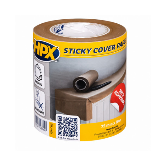 HPX Papier de protection adhésif 4700 brun - 74 mm × 30 m