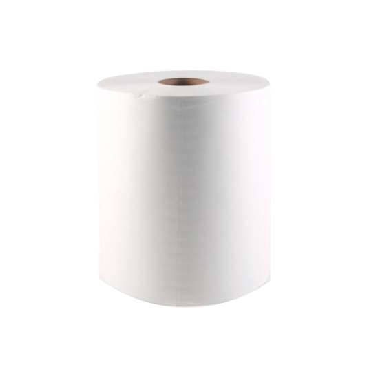 Rouleaux de chiffons de nettoyage blancs