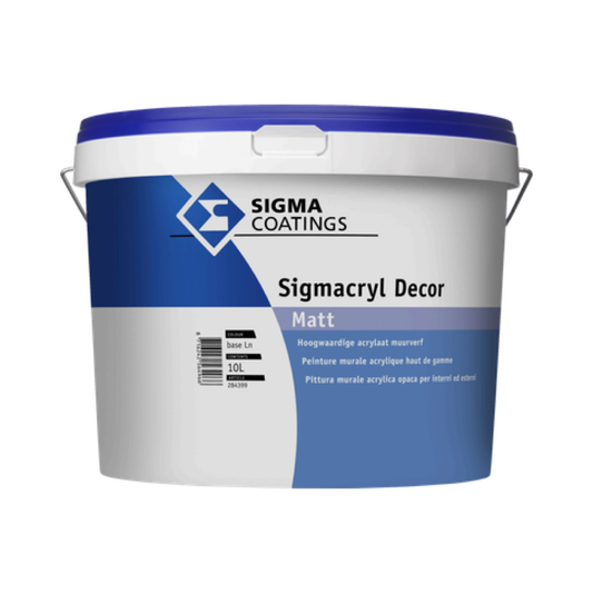 Sigmacryl Decor Matt Base LN - 10l