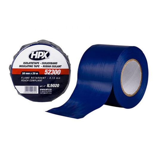 HPX Ruban isolant 52300 bleu - 50 mm × 20 m