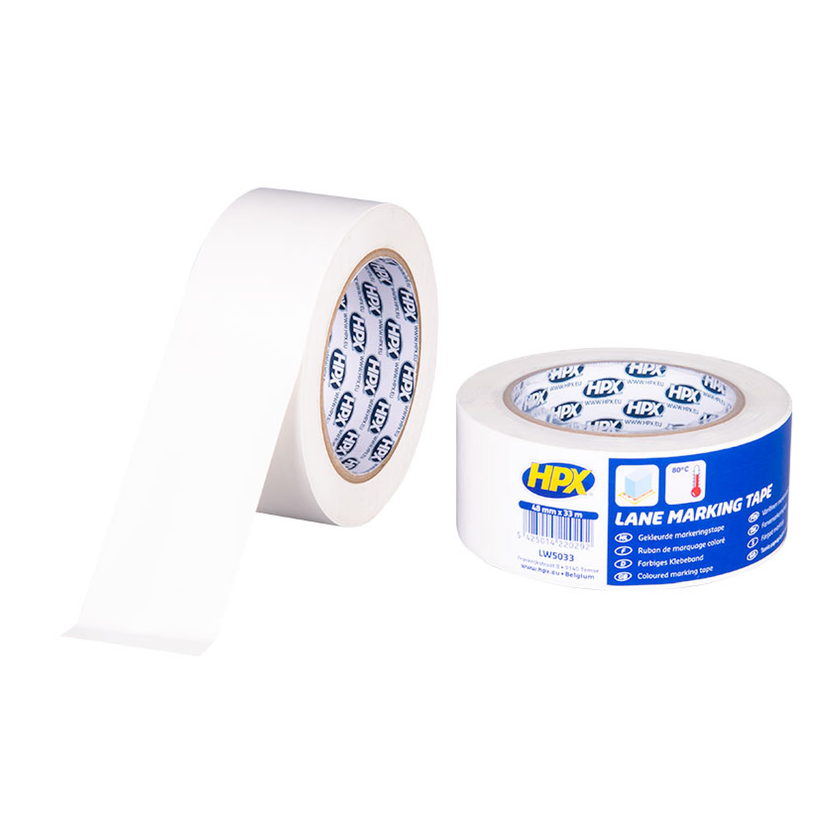 HPX Ruban de marquage au sol 9200 blanc - 48 mm × 33 m