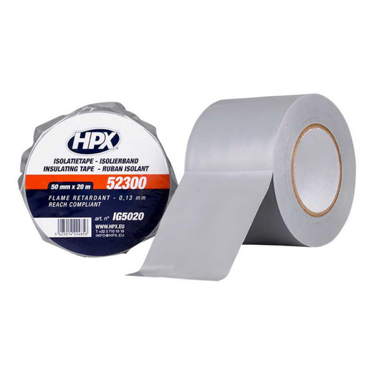 HPX Ruban isolant 52300 gris - 50 mm × 20 m