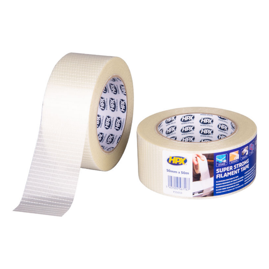 HPX Ruban filament Super Strong 5750 transparent - 50 mm × 50 m