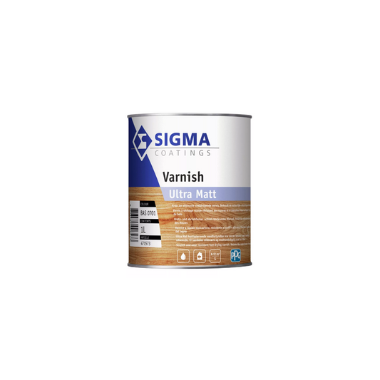 Vernis Sigma Ultra Mat 1 L – pot de vernis incolore ultra mat pour bois