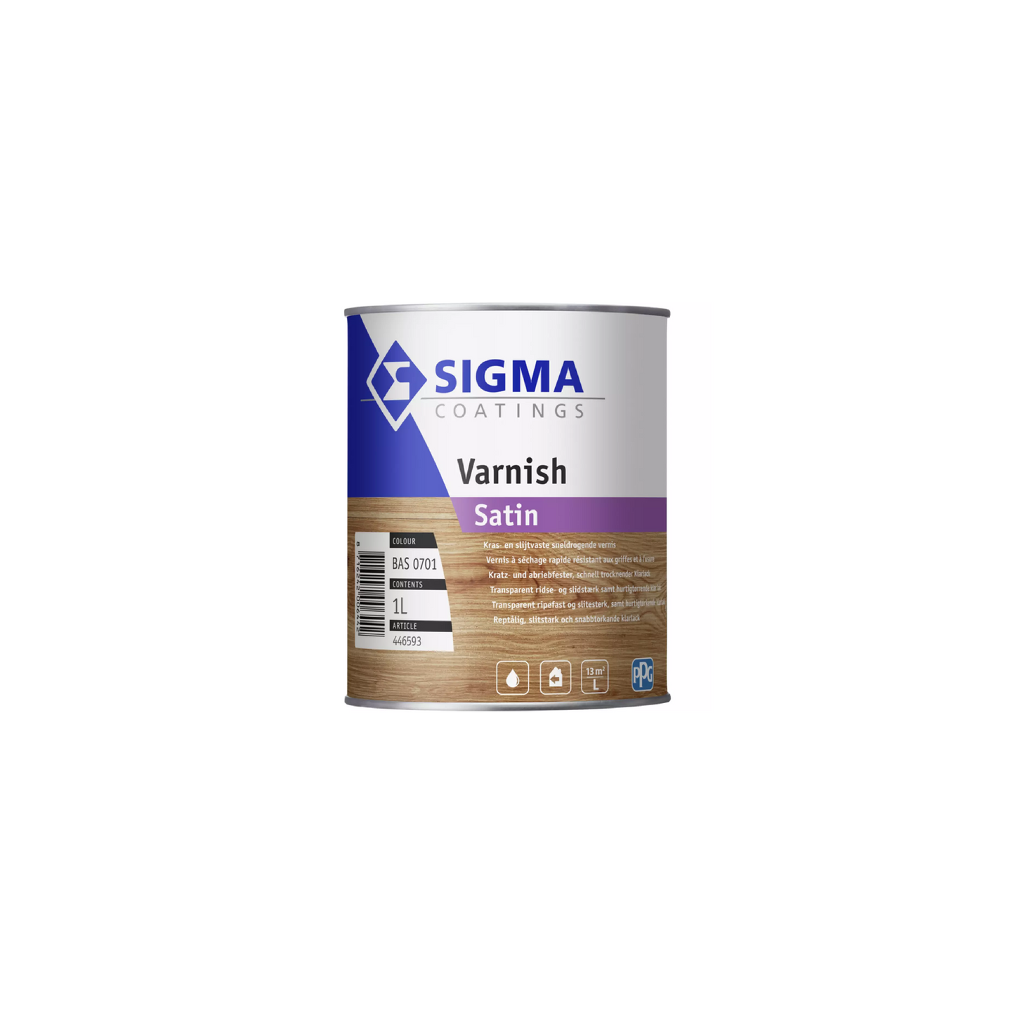 Vernis Sigma Satin 1L – pot produit image