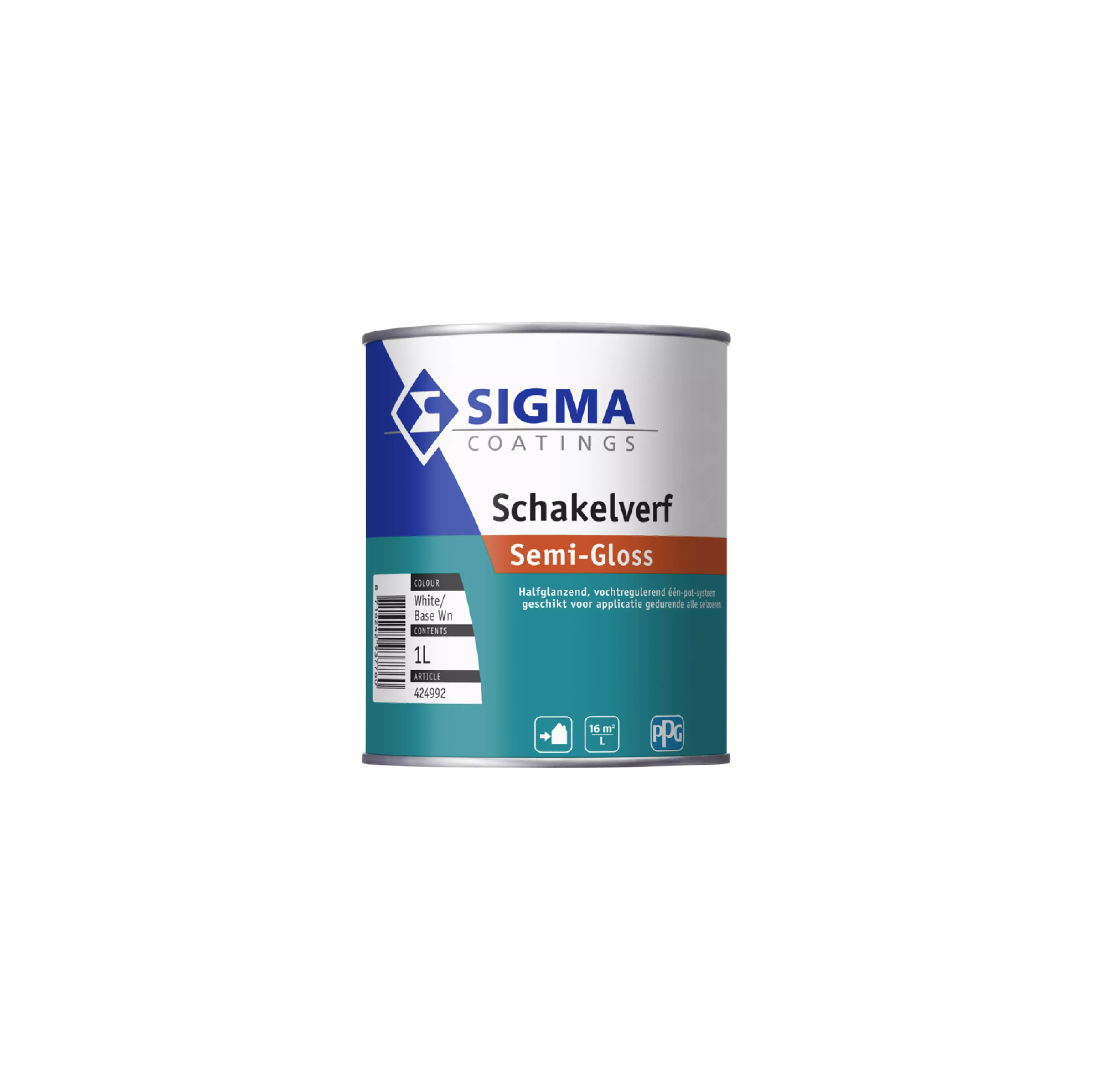 Peinture Sigma Switching semi-brillante 1 L – finition extérieure durable