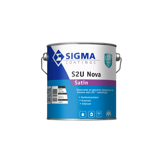 Sigma S2U Nova Satin - mélangé par couleur - 2,5 L