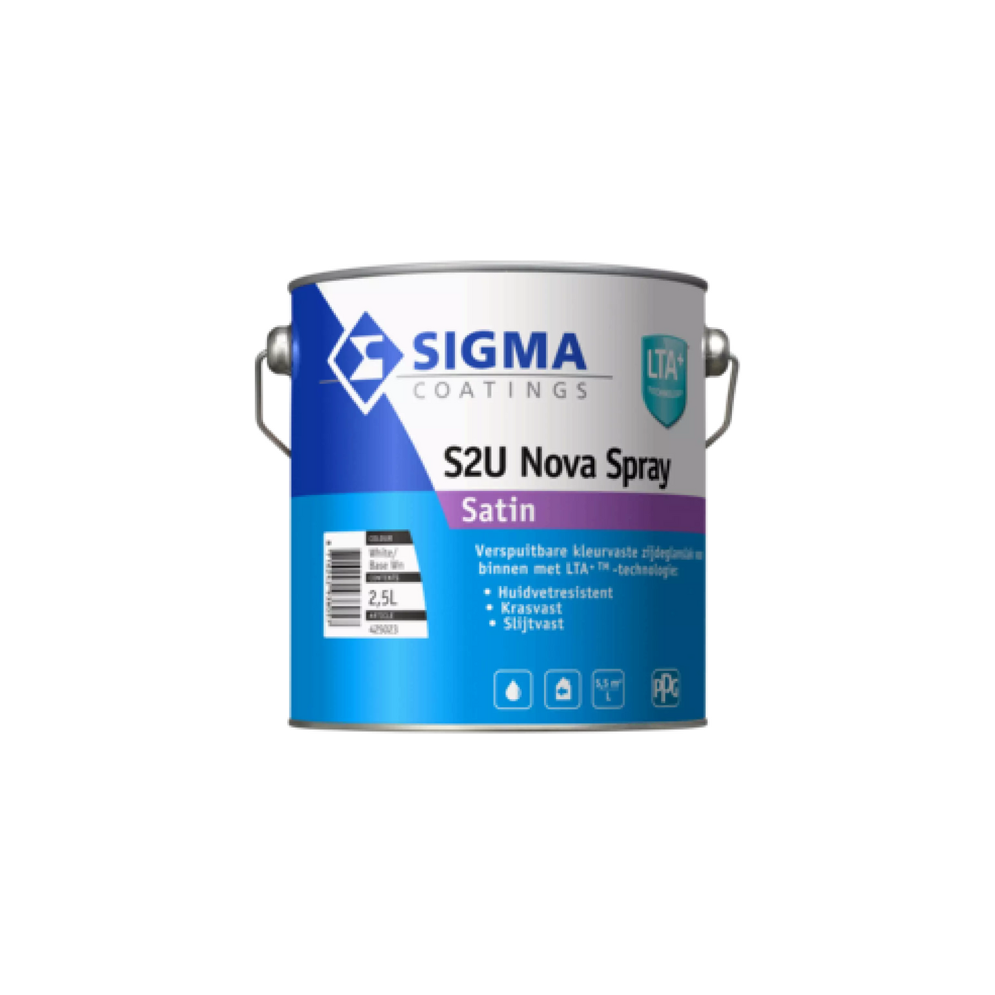 Spray satiné Sigma S2U Nova 2,5 L vue d’ensemble