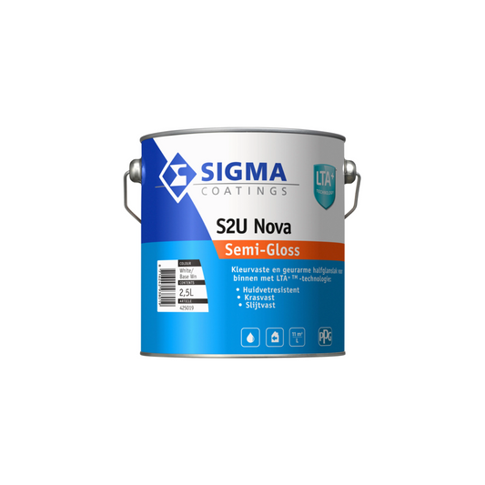 Sigma S2U Nova Semi-Gloss - Couleur mélangée - 2,5 L