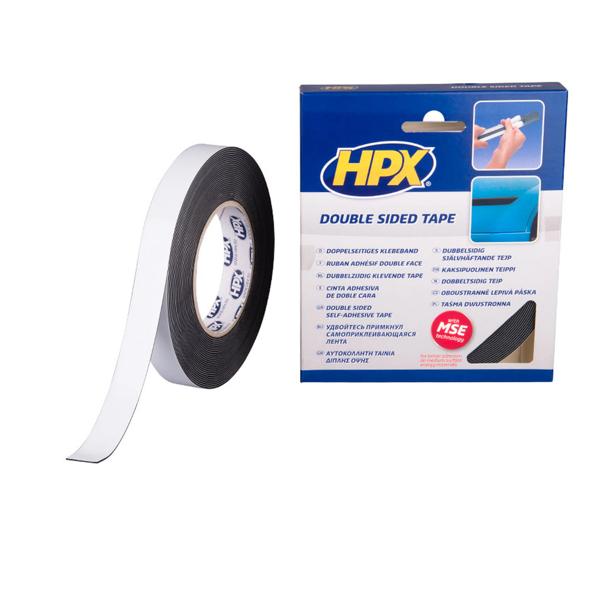 HPX Ruban de montage double face 3 mm 2600 blanc - 19 mm × 25 m