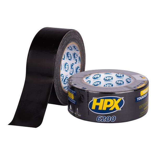 HPX Ruban de réparation 6200 noir - 75 mm × 50 m
