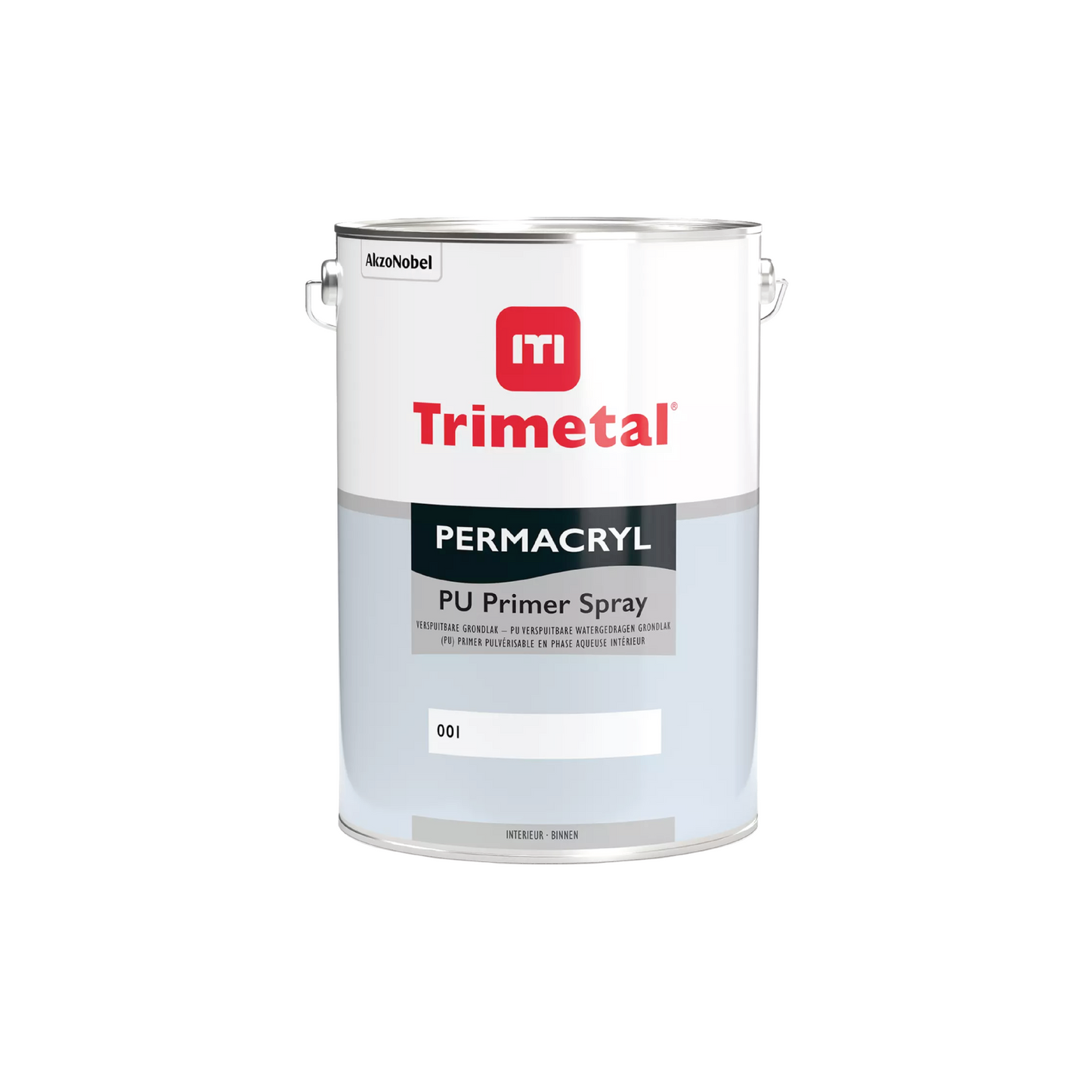 Apprêt PU Trimetal Permacryl en aérosol, blanc, 5 litres