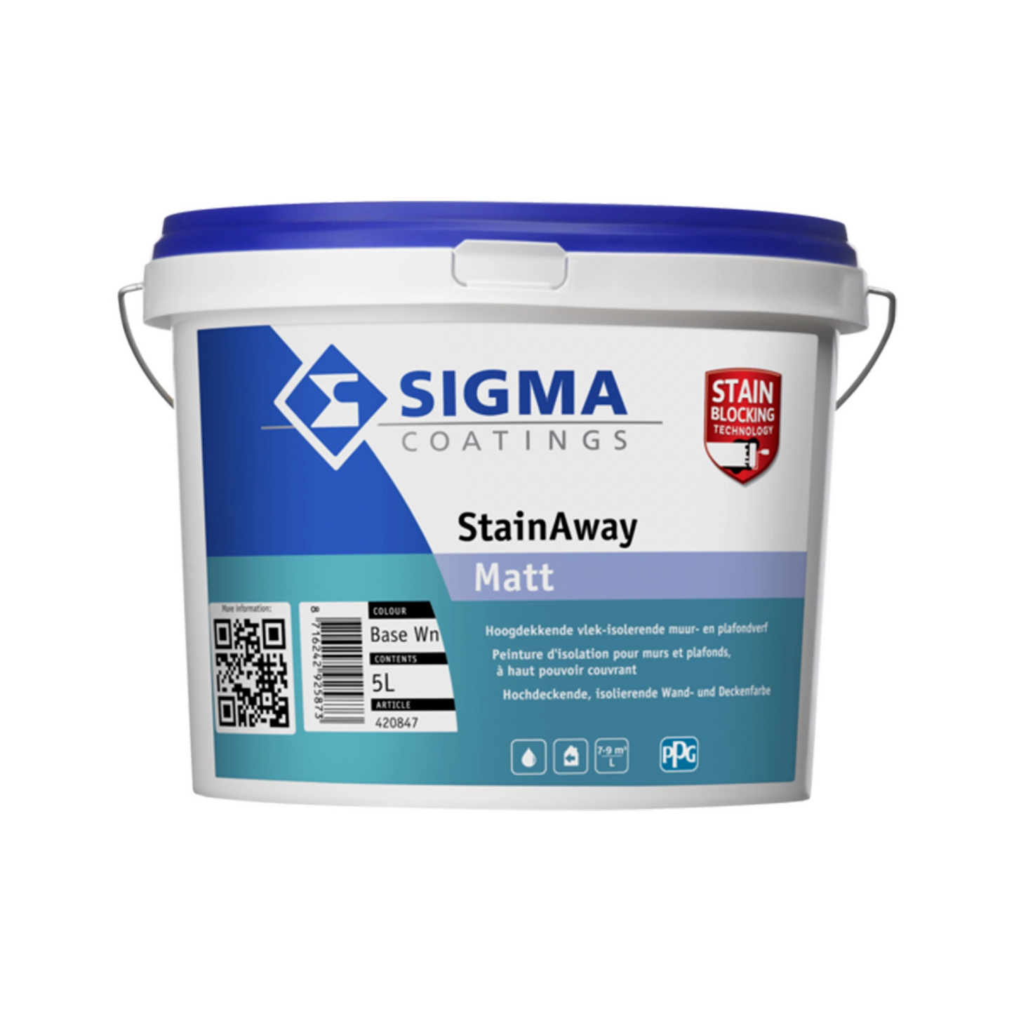 Sigma Stainaway Matt - Couleurs mélangées - 5 L
