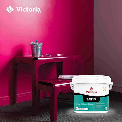 Satin - Peinture Blanche Satinée de haute qualité pour Intérieur (Mur et Plafond) (10 Litres)