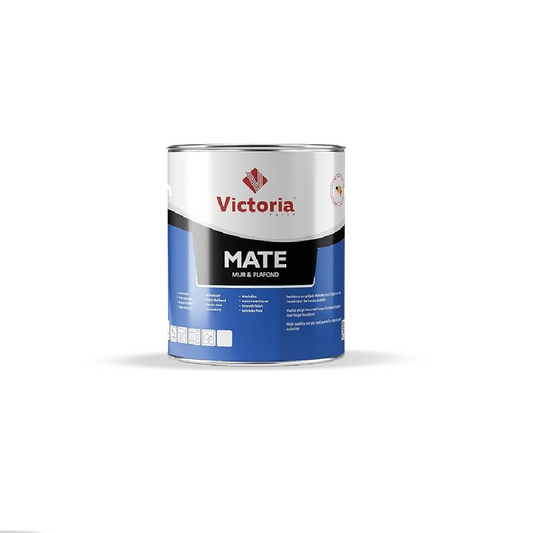 Mate - Peinture Blanche Mate (Mur et Plafond) (1 Litre)