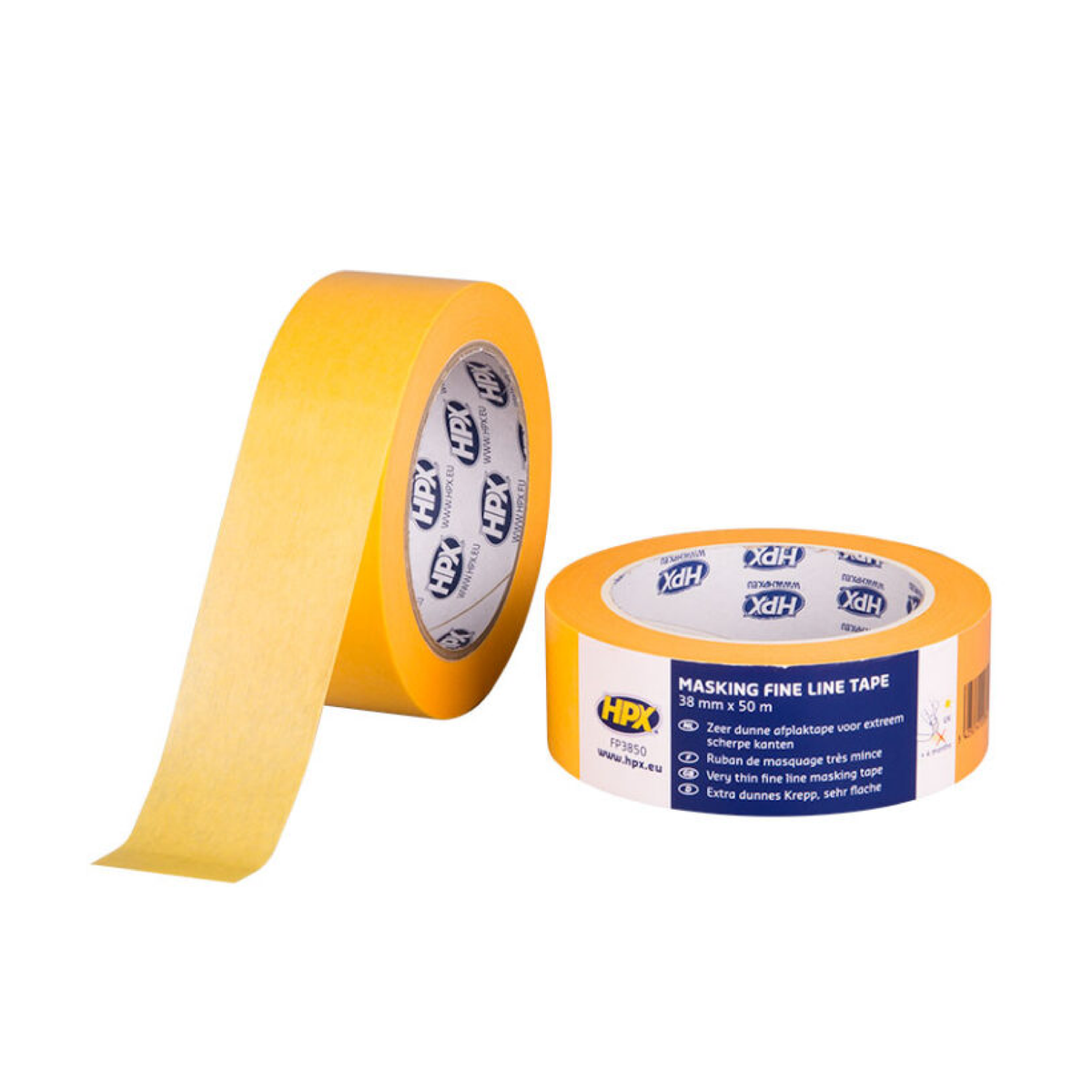 HPX Ruban de masquage Fine Line 4400 orange - 36 mm × 50 m