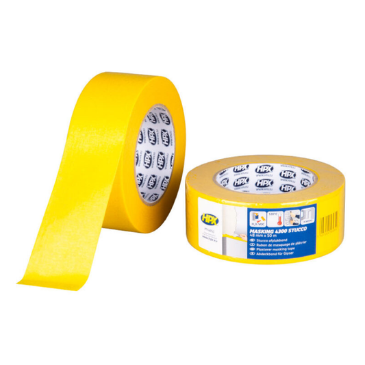 HPX Ruban de masquage Stucco 4300 jaune - 48 mm × 50 m