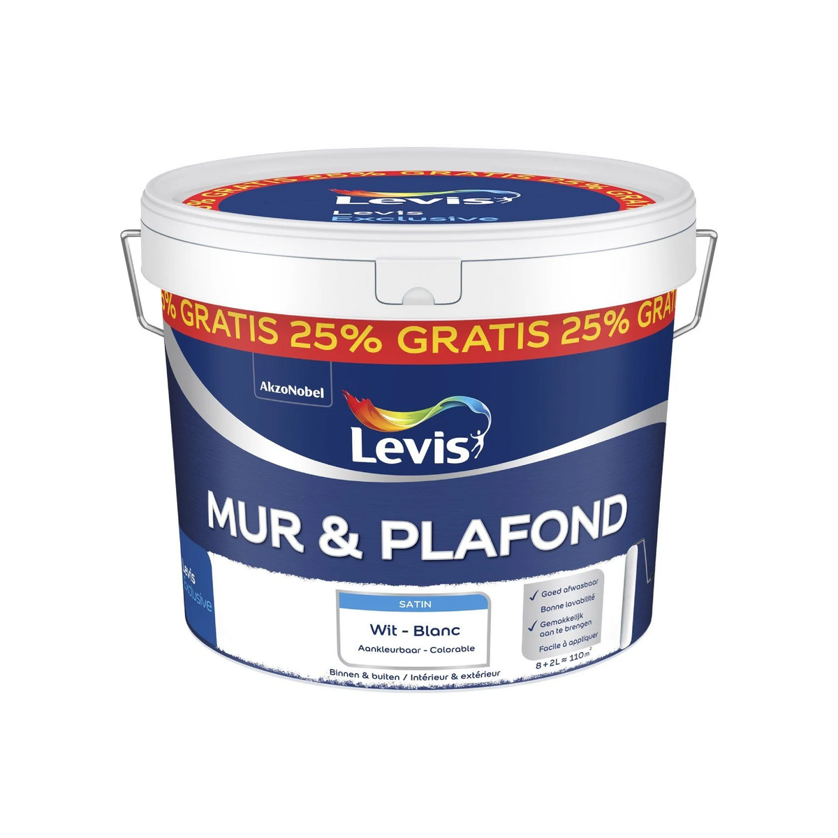 Levis Store Mur & Plafond Satin - 8+2l