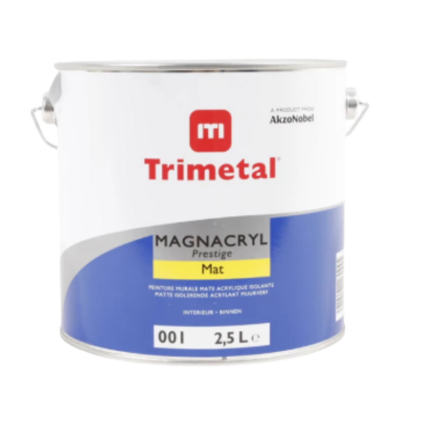Tr magnacryl prestige mat 001 - 2,5 l