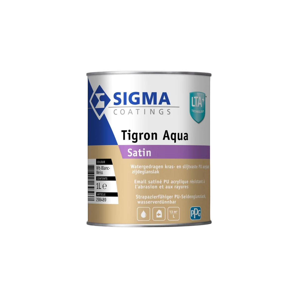 Sigma Tigron Aqua Satin White/Base WN - 1l