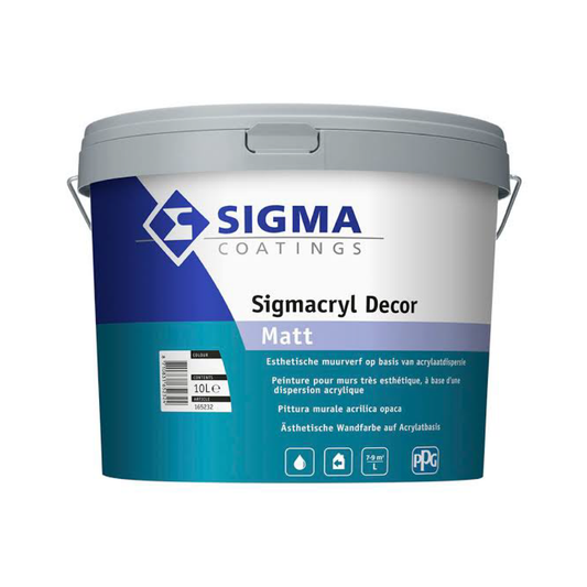 Sigmacryl Decor Matt Blanc - 10l