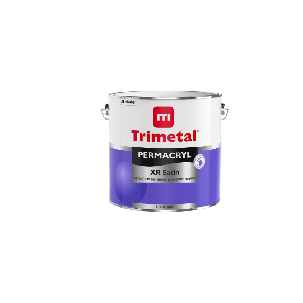 Trimetal Permacryl XR Satin lak - op kleur gemengd - 1L