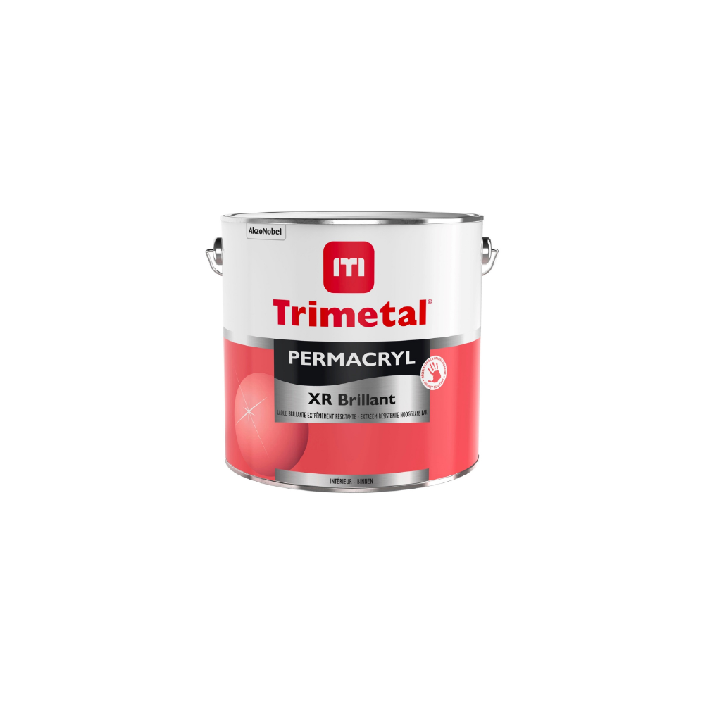 Peinture brillante Trimetal Permacryl XR Brilliant - couleurs mélangées - 1 L