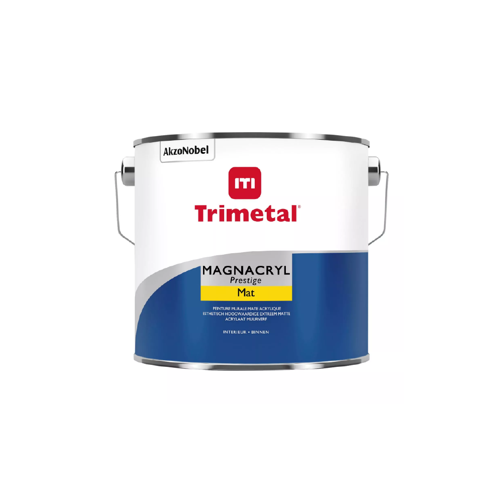 Peinture murale mate Trimetal Magnacryl Prestige, neuve, mélange de couleurs, 2,5 L