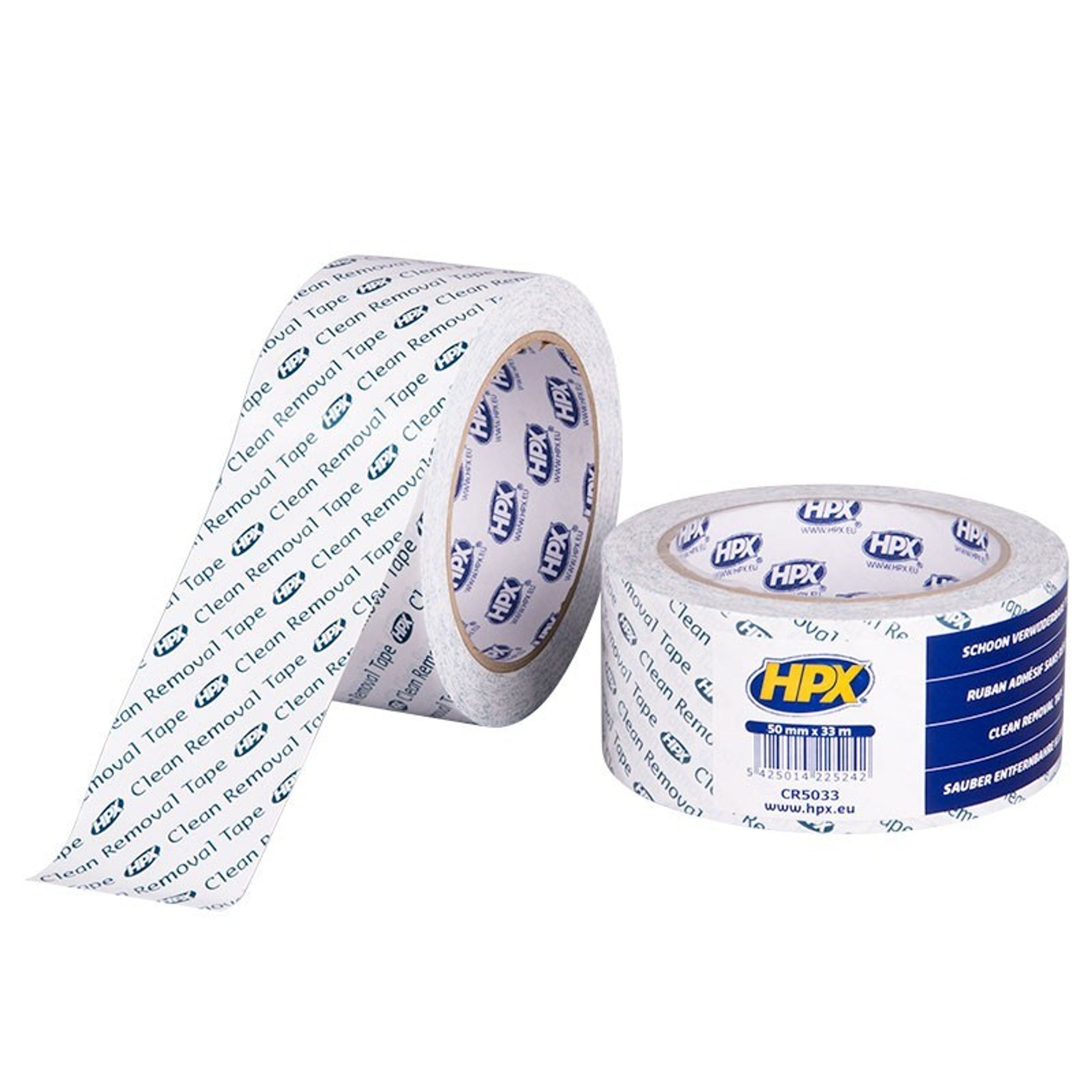 HPX Ruban à retrait propre 7300 blanc - 50 mm × 33 m